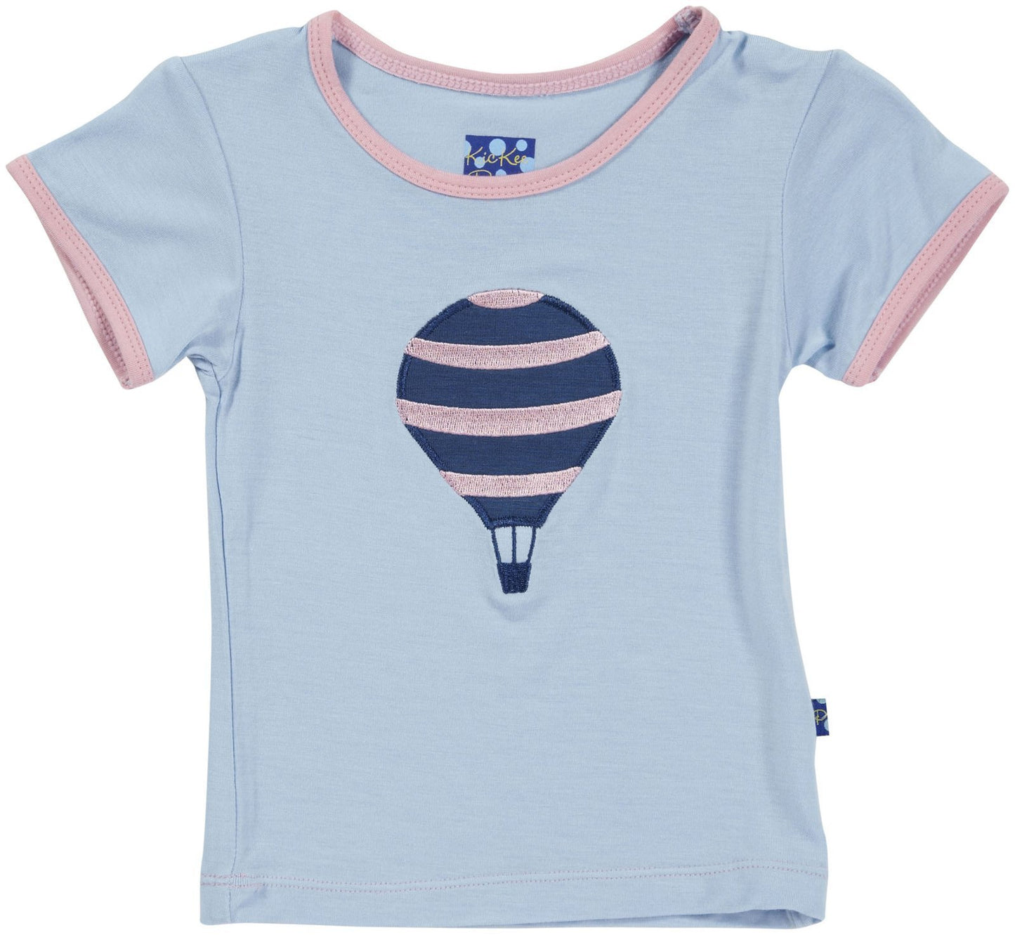 Kickee Pants Baby Girls' Applique Tee (Baby) - Balloon - Girl - 3-6 Months