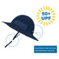 Simplikids Swim Hat Toddler Beach Hat Boy Baby Sun Hats Boys Baby Boys Sun Hat Upf 50+ Sun Protection Wide Brim Bucket Hat Navy