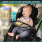 Snack Tray Fits For Uppababy Vista V3/Vista V2/Vista/Cruz/Cruz V2/ Rumbleseat/Rumbleseat V2, Updated Snack Tray With Two Snack C