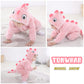Tonwhar Baby Boy'S Girl'S Animal Bodysuit Infant And Toddler'S Romper Jumpsuit Halloween Costume Partywear(6-12 Months,Pink Dino