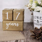Baby Monthly Milestone Blocks For Boy Or Girl, 7 Blocks, Milestones Age Block Set For Baby Shower, Pregnancy Countdown, Baby Age