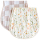 LifeTree Muslin Baby Burp Cloths - Soft 2 Pack Viscose Bamboo Cotton Large 22 by 10 Absorbent Milk Spit Up Rags - Burping Cl