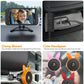 Babyvue Usb Car Camera For Baby : 4.5' Baby Car Camera With 1080P Crystal Clear Mirror View, Easy Installation Carseat Rear Fac