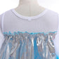 Dressy Daisy Girls' Ice Princess Dress Costume Birthday Halloween Christmas Fancy Party Dresses With Cape Size 5 Style B