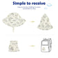 Durio Baby Girl Sun Hat Upf 50+ Sun Protection Baby Girl Hats Wide Brim Toddler Hats For Girls Boys E Beige Dinosaur 3-6 Months