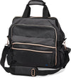 Nurse Mates Ultimate Nursing Bag | Multiple Compartments | Interior Laptop Compartment | Durable Zippers | Charcoal Rose