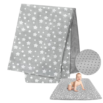 Baby Playpen Mat Cover (Only Cover) - Non Slip Waterproof Protector, Fits 50 X 50