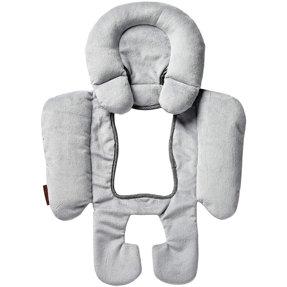 Jj Cole Reversible Body Support Blackout Quilted, Heather Grey