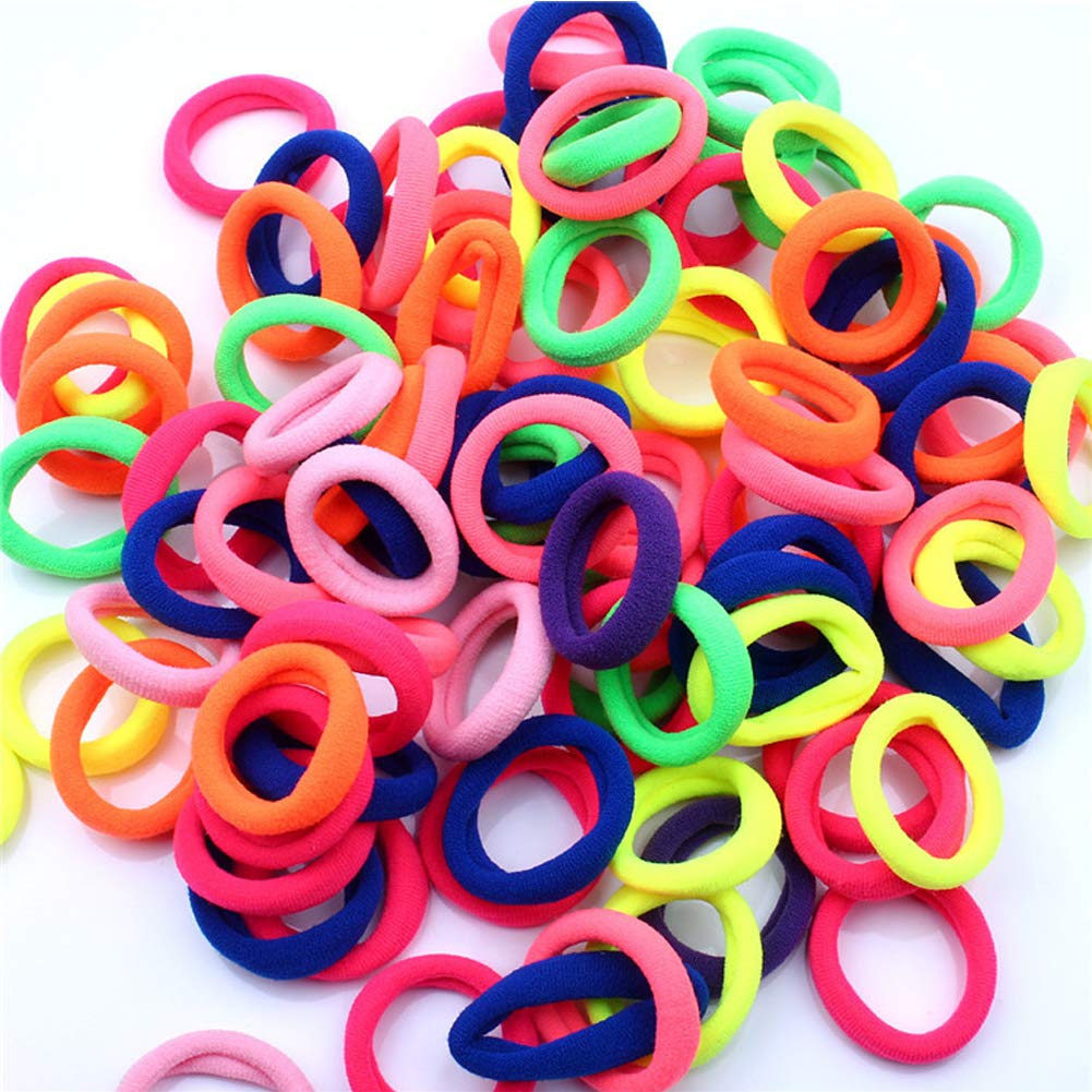 60 Pcs Baby Hair Ties For Toddlers Kids And Girls With 10 Cute Colors - Mini Seamless Elastic Hair Bands Small Ponytail Holder (