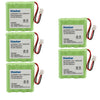 Kastar 5-Pack Battery Replacement For Summer Infant Baby Monitor 29710 29740 29580 29590 29610 29620 29630 29710 29740 29790 299