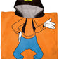 Disney Goofy Kids Bath/Pool/Beach Hooded Poncho - Super Soft & Absorbent Cotton Towel, Measures 22 X 22 Inches (Official Disney