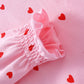 Gliglittr Toddler Baby Girls Clothes Set Valentine'S Day Heart Print Long Sleeve Ruffle T-Shirt+Pants Kids 2Pcs Outfits (Pink, 2