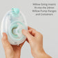 Willow Breast Pump Sizing Insert, 13Mm, 2 Ct, Flange Inserts For Breast Pump, Improves Fit And Comfort For Breast Pumping Moms,