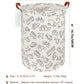 LANgYASHAN Laundry Basket canvas Fabric collapsible Organizer Basket for Storage Bin Toy Bins gift Baskets Bedroom clothes child