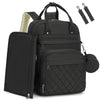 NaOHshp Diaper Bag Backpack, Baby Bag for Mom Dad, 4-in-1 Multi-pocket Large Capacity Waterproof Diaper Backpack with Changing P