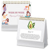 Gueevin Pregnancy Calendar Weekly Pregnancy Milestone Calendar with Scripture Pregnant Gifts for Expecting Mom, Baby Growth Trac