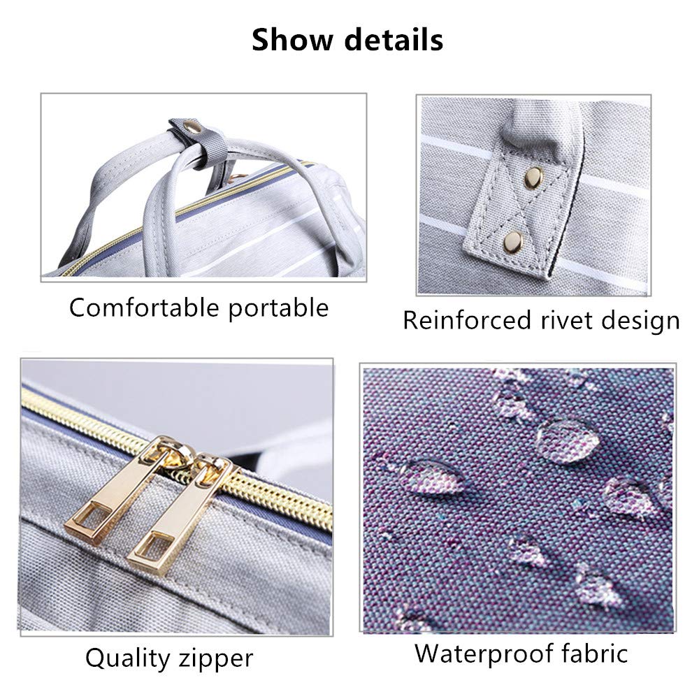 Multi-Function Diaper Bag For Baby Care Travel Backpack Nappy Bags Handbags Large Capacity Red