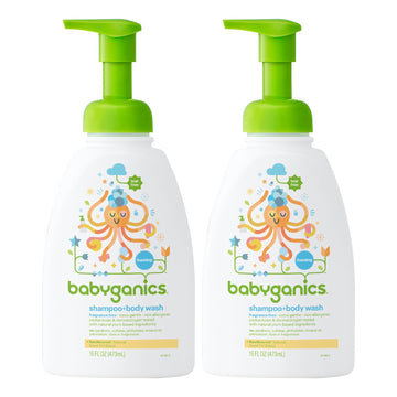Babyganics Foam Shampoo And Body Wash Fragrance Free, 16 Ounce - 2 Pack