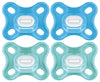 Mam Comfort Baby Pacifier, 100% Lightweight Silicone, 0-3 Months, Baby Boy (Pack Of 4)