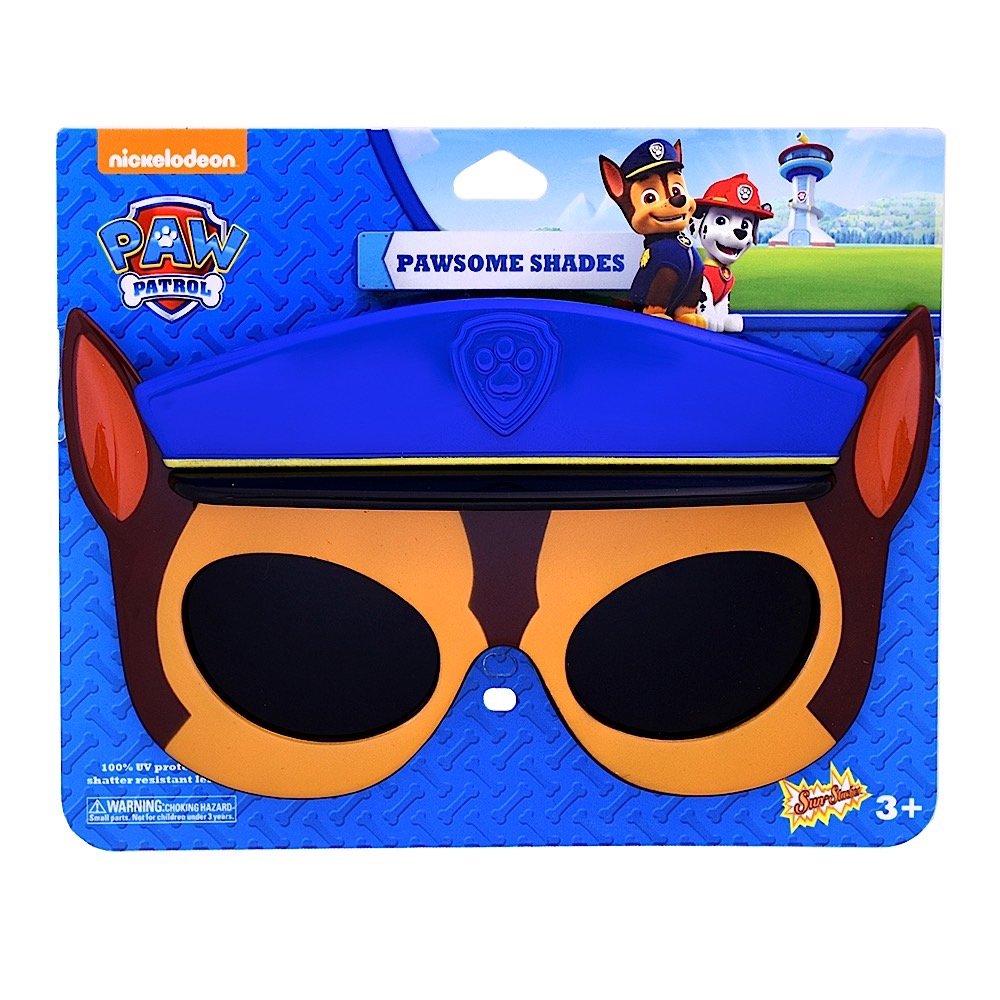 Sun-Staches Paw Patrol Lil Chase Sunglasses for Kids | Costume Accessory | UV 400 | One Size Fits Most Kids