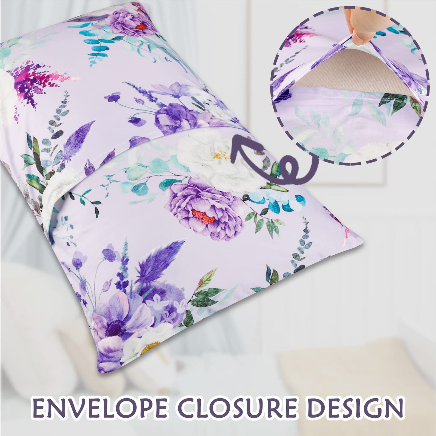 2 Pack Toddler Pillowcase, Travel Pillow Case Cover 14X20 Inches, Ultra Soft Baby Kids Pillowcase Fit Pillow 14'X19', Small Pi