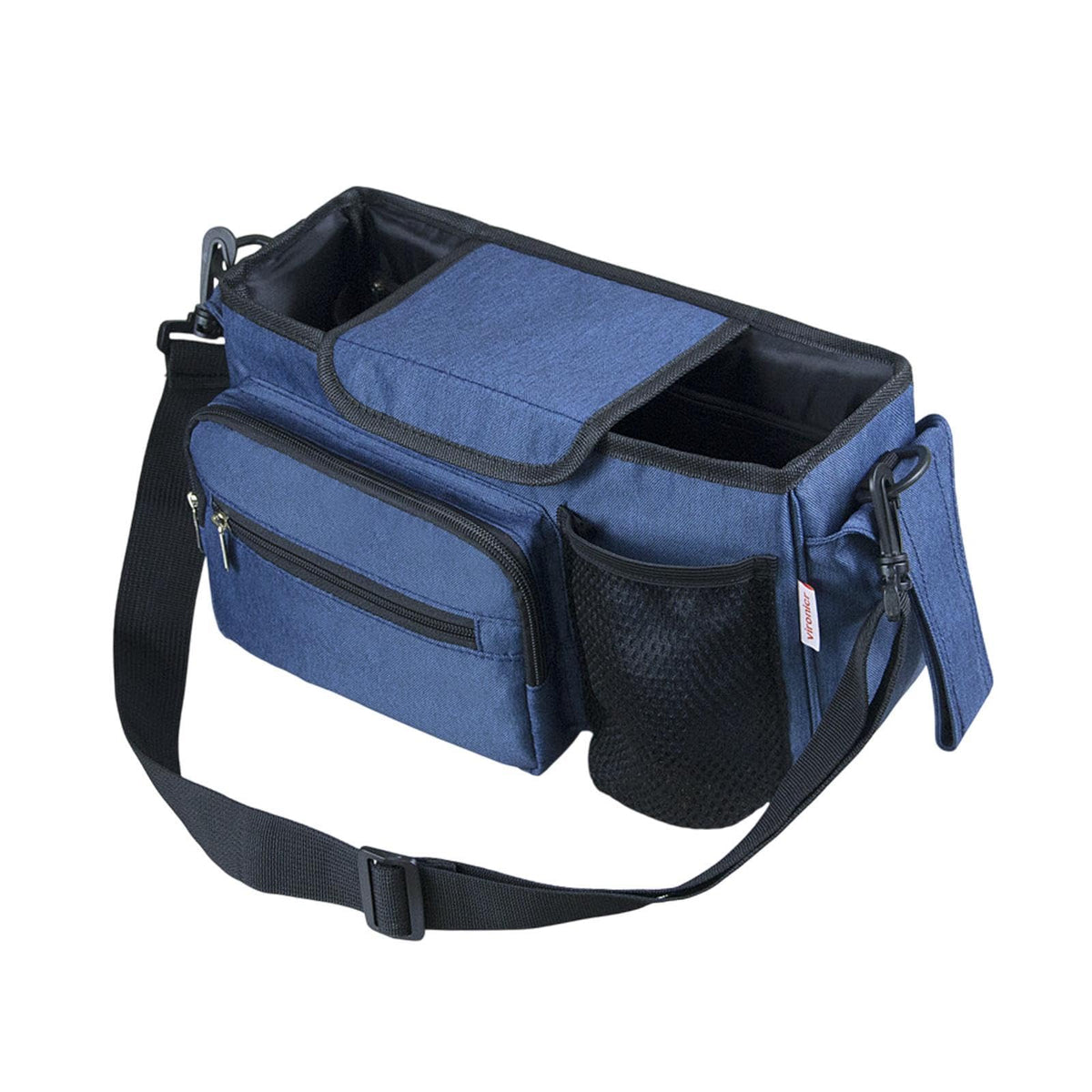 ATORSE Stroller Organizer Bag Portable Mommy Travel Bag for Outdoor Outgoing Travel Blue