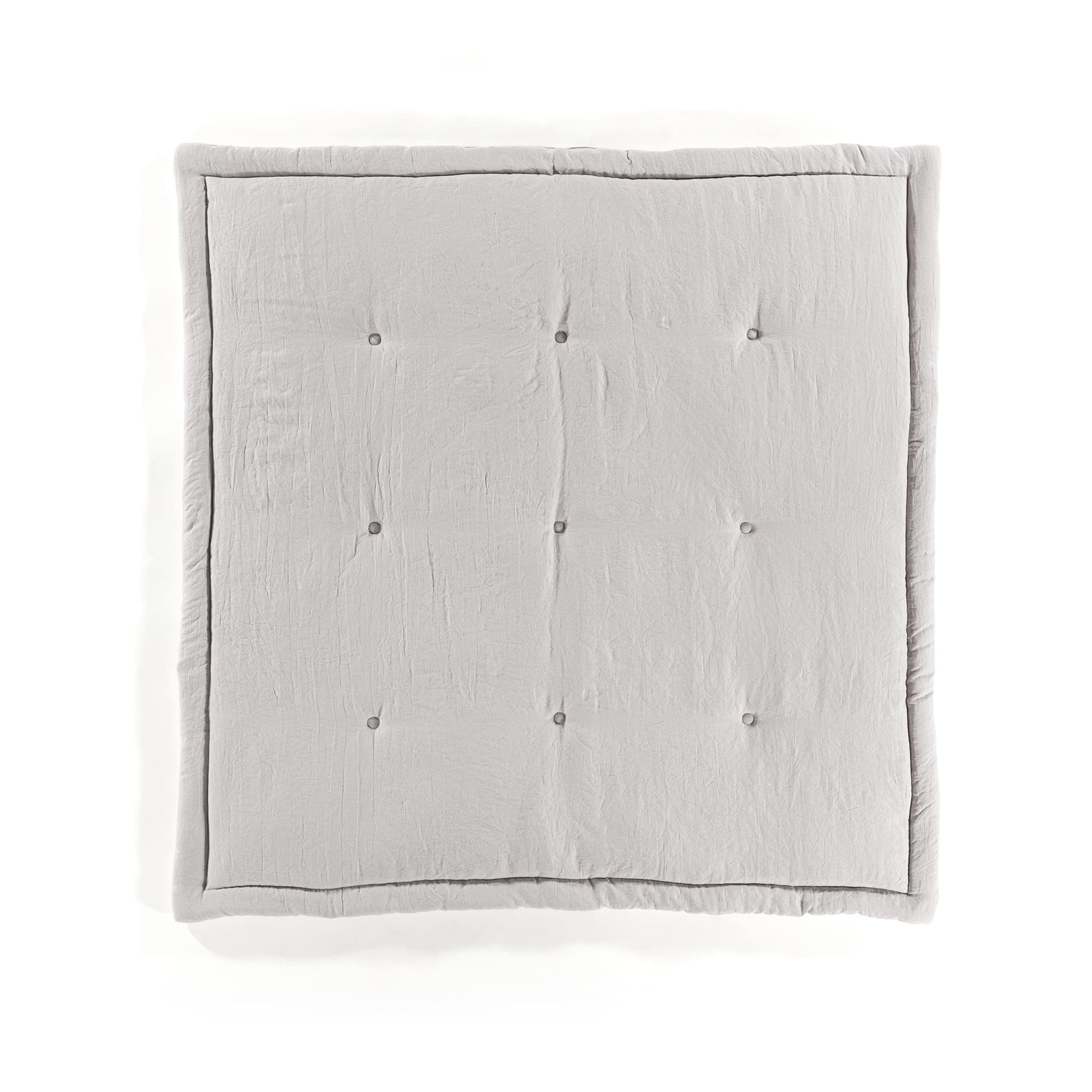 Lush Decor Baby Square With Border Play Mat, 36' X 36', Gray