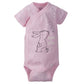 Gerber Baby Girls 5-Pack Short Sleeve Variety Onesies Bodysuits Pink Bunny Love 6-9 Months