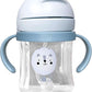 Baby Sippy Cup with Straw and Dual Handles, Blue,pack of 1