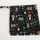 Sigzagor Wet Bag Baby Cloth Diaper Nappy Bag Reusable Washable With Two Zippered Pockets (Animal Racoon)