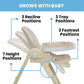 Delta Children Little Folks 2-In-1 Slimfold High Chair For Babies And Toddlers, Cream