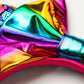 Foeran Mouse Ears Headbands Shiny Bows Mouse Ears Glitter Party Princess Decoration Cosplay Costume For Girls Women (Magic Rainb