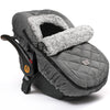 Acrabros Car Seat Cover Baby: Winter Infant Carseat Canopy For Boy Girl Newborn Zipper Peeping Window Warm Cozy Cold Weather Wat