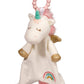Douglas Baby Unicorn Teether Plush Stuffed Animal Toy