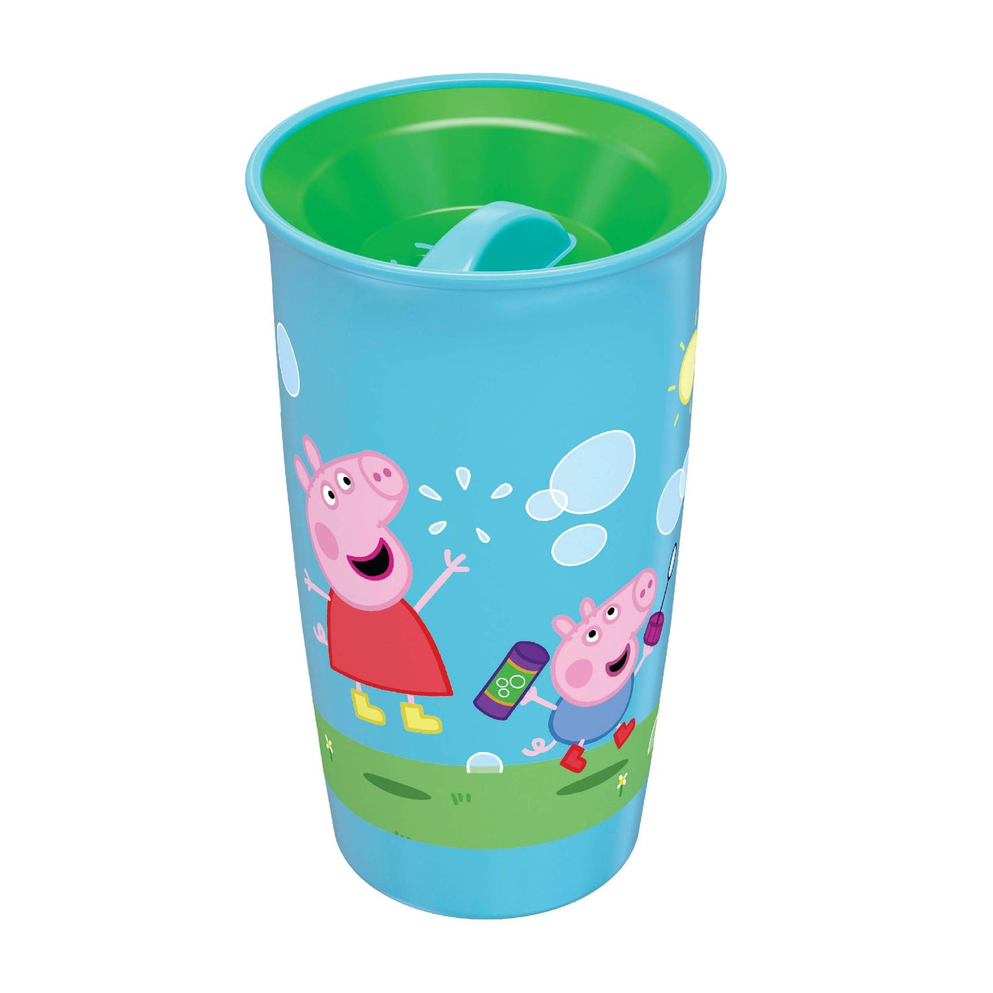 Playtex Sipsters Stage 2 360 Degree Peppa Pig Spill-Proof, Leak-Proof, Break-Proof Spoutless Cup For Girls, 10 Ounce - 2 Piece C