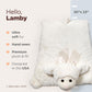 Bearington Baby Plush Belly Play Mat Lamby Plush