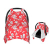 Muishi Hearts and Roses Baby Car Seat Canopy Nursing Cover for Newborn Car Seat Breastfeeding Covers Blanket Newborn Shower Gift