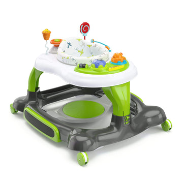 Storkcraft 3-In-1 Activity Walker And Rocker With Jumping Board And Feeding Tray, Interactive Walker With Toy Tray And Jumping B