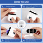 Larimuer Electric Nail Clipper - Automatic Nail Trimmer With 3 Speed Modes, Lcd Display, Nail Scraps Storage & Usb Rechargeable