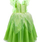Tyhtym Green Tinkerbell Fairy Costumes Little Girls Dress Up Birthday Halloween Christmas With Wings