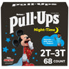 Pull-Ups Boys' Night-Time Potty Training Pants, Size 2T-3T Overnight Training Underwear (16-34 Lbs), 68 Ct