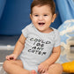 Pop Threads Could I Be Any Cuter Infant Bodysuit Funny 90S Show Baby Girl Boy Cloth Outfit Gray 6M