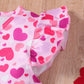 Toddler Girls Heart Puffy Dresses Summer Tutu Party Dress Pink Tulle Dress Baby Valentine'S Day Outfit 6-7 Years 1089