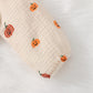 Twopumpkin Beige Long Sleeve Onesie Romper Jumpsuit (3-6 Months) - Cotton Blend Halloween Outfit For Unisex Children