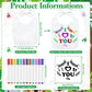 Panitay 100 Pcs Diy Baby Bibs Decorating Kit 50 White Bibs 25 Stencils 24 Fabric Markers 1 Baby Shower Game Sign(Forest Animal)