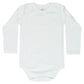 4T 5T 6T Toddler Bodysuits (Onesie) Long Sleeve Envelope Neck 3 Pack (4T) White