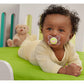 Mam Original Baby Pacifier, Nipple Shape Helps Promote Healthy Oral Development, Sterilizer Case, 2 Pack 0-6 Months, Clear/Boy