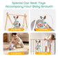 Baby Hanging Toys 0-12 Months - Interactive Stroller & Car Seat Toy with Jingle Sounds, Clinking Rings & Detachable Links | Safe
