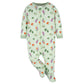 Gerber Unisex Baby 4 Pack 'N Play Footie And Toddler Sleepers, Happy Veggies, 6-9 Months Us