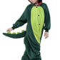 Canasour Dinosaur Onesie Kids Animal Halloween Cosplay Costume For 10-12 Years Girls Dino Unisex Outfuit One Piece Hooded Christ